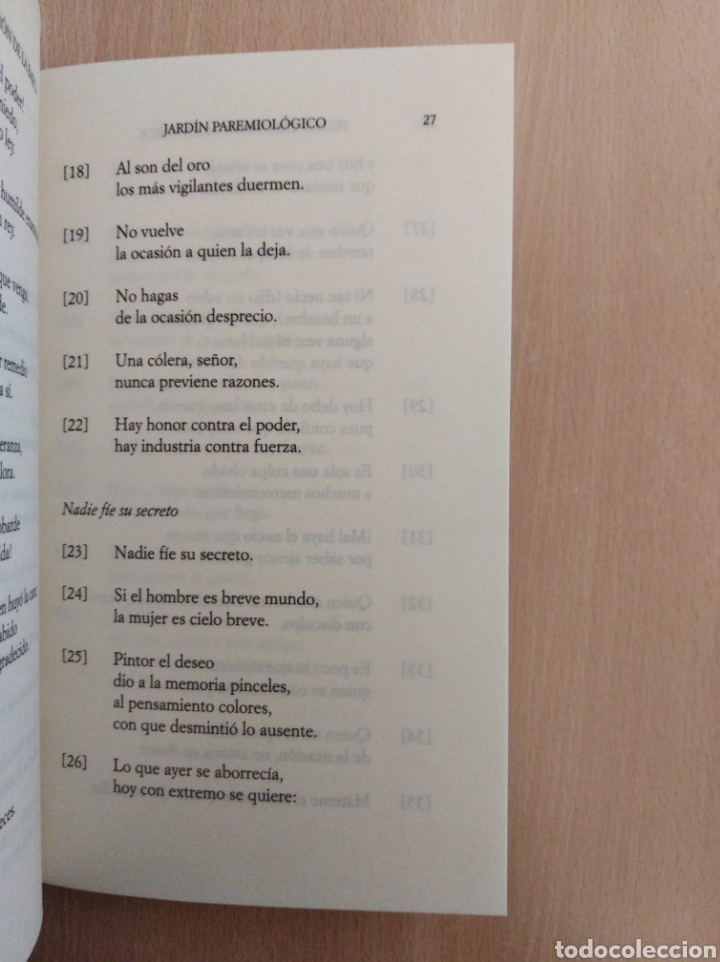 Libros de segunda mano: JARD&Iacute;N PAREMIOL&Oacute;GICO. Pedro Calder&oacute;n de la Barca. Edhasa - Foto 8