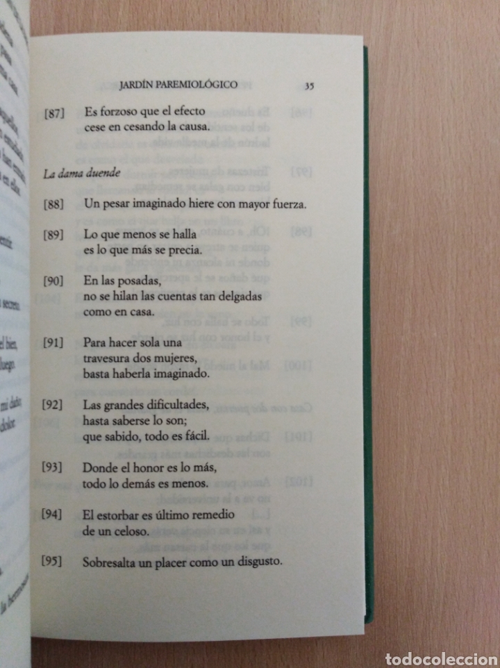 Libros de segunda mano: JARD&Iacute;N PAREMIOL&Oacute;GICO. Pedro Calder&oacute;n de la Barca. Edhasa - Foto 9