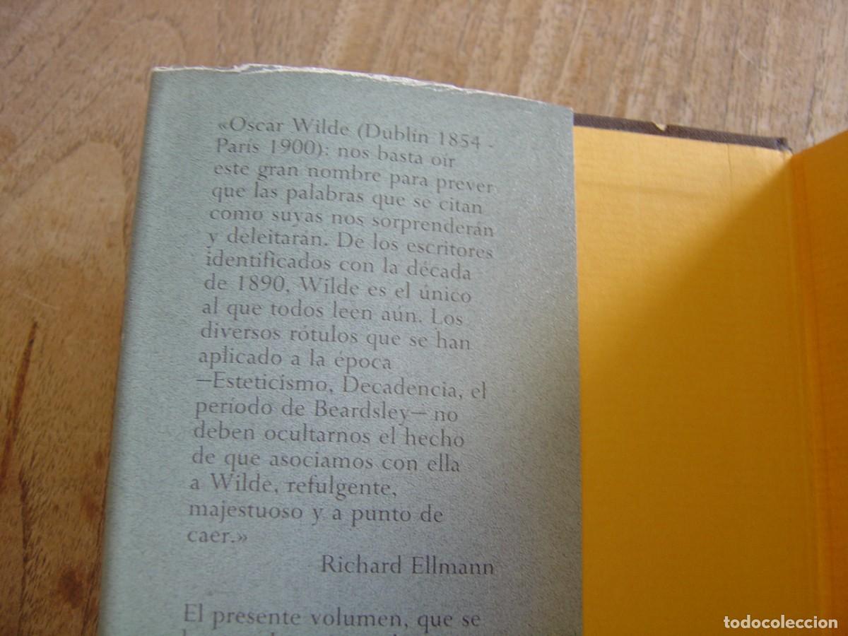 Libros de segunda mano: PARADOJA Y GENIO. OSCAR WILDE. EDHASA. 1&ordf; EDICI&Oacute;N 1993 - Foto 4