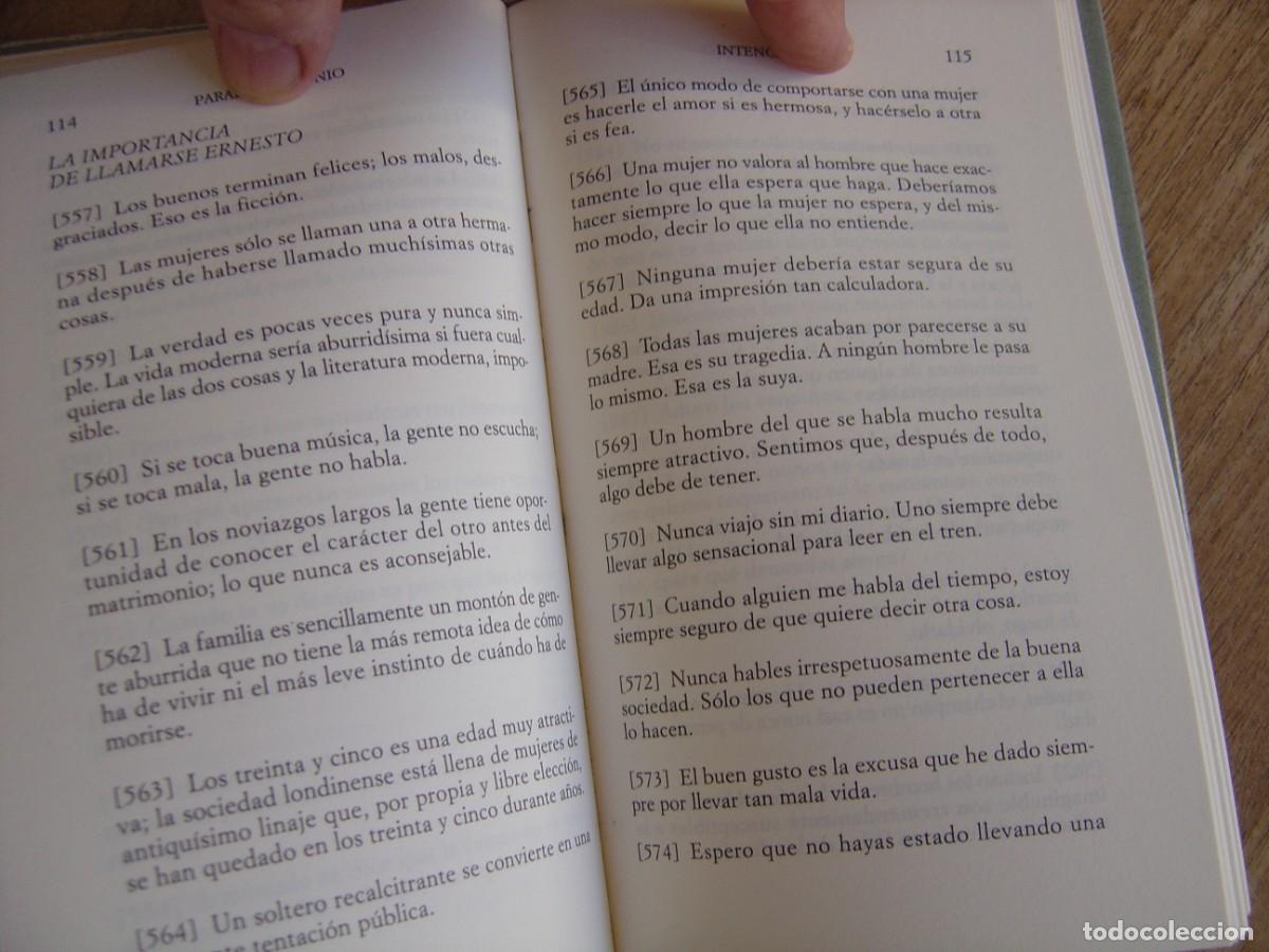 Libros de segunda mano: PARADOJA Y GENIO. OSCAR WILDE. EDHASA. 1&ordf; EDICI&Oacute;N 1993 - Foto 9