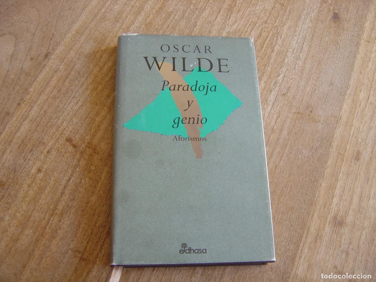 Libros de segunda mano: PARADOJA Y GENIO. OSCAR WILDE. EDHASA. 1&ordf; EDICI&Oacute;N 1993 - Foto 1