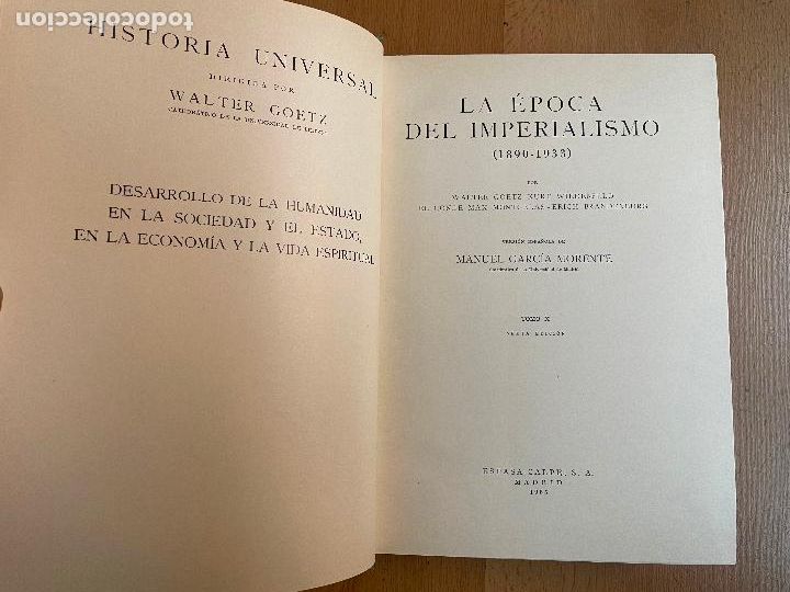 Libros de segunda mano: LA EPOCA DEL IMPERIALISMO, Historia Universal Espasa - Foto 4