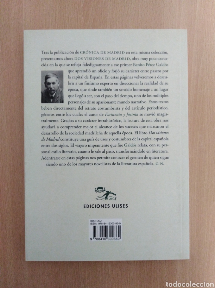 Libros de segunda mano: DOS VISIONES DE MADRID. Benito P&eacute;rez Gald&oacute;s - Foto 2
