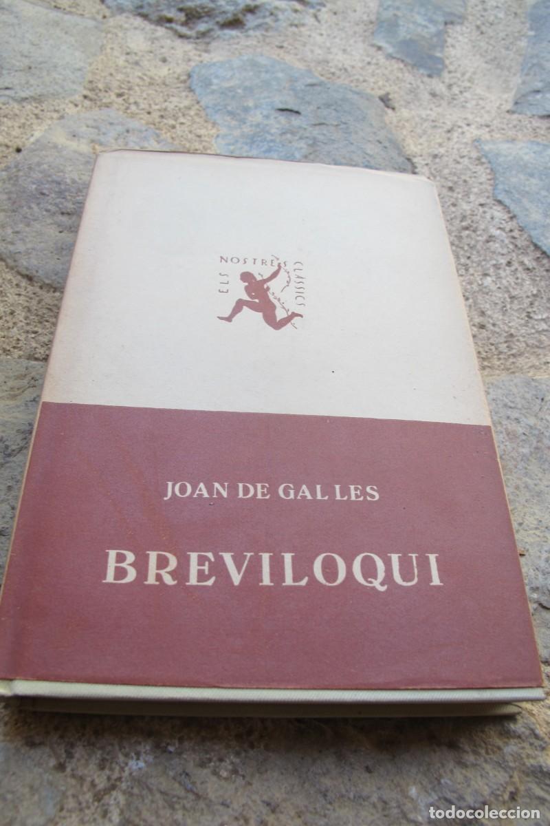 Libros de segunda mano: BREVILOQUI. JOAN DE GALLES. ELS NOSTRES CLASSICS - Foto 1