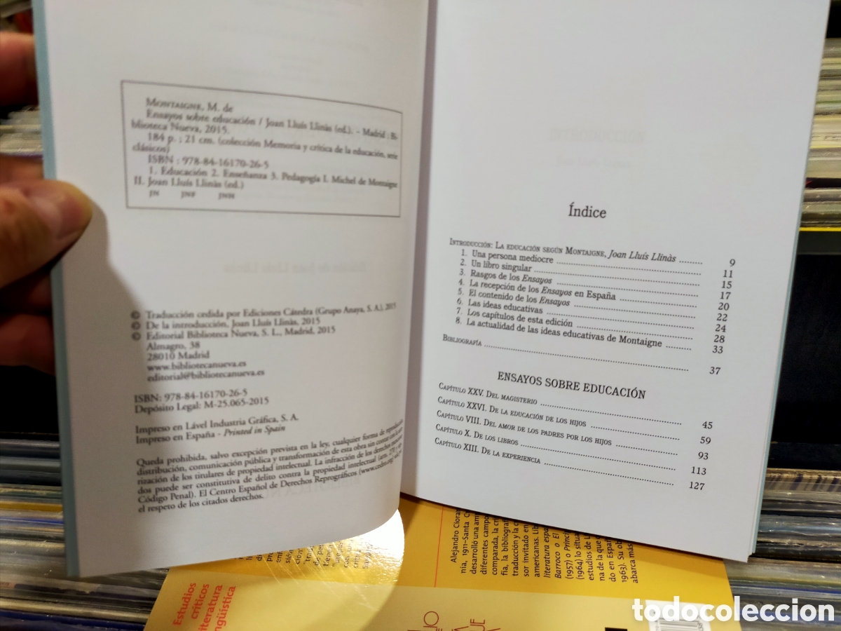 Libros de segunda mano: ENSAYOS SOBRE EDUCACI&Oacute;N - MICHEL DE MONTAIGNE - LIBRO NUEVO - Foto 5