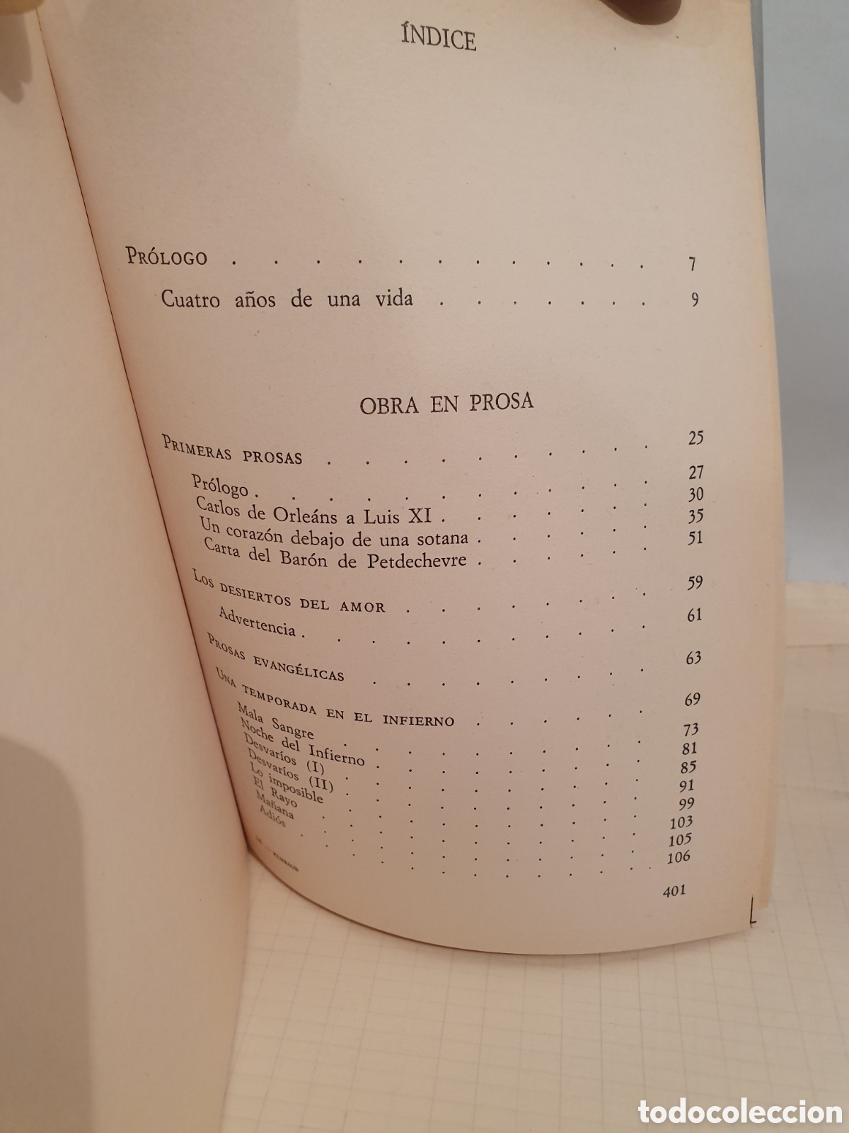 Libros de segunda mano: RIMBAUD. OBRA COMPLETA. PROSA Y VERSO. EDICION BILING&Uuml;E. 1979. - Foto 5
