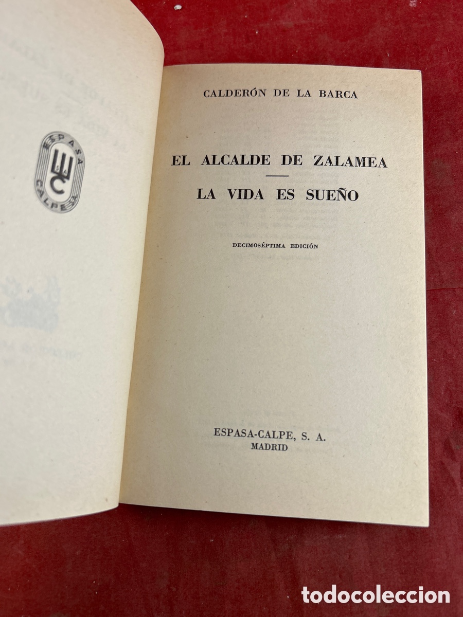 Libros de segunda mano: CALDERON DE LA BARCA. - Foto 2