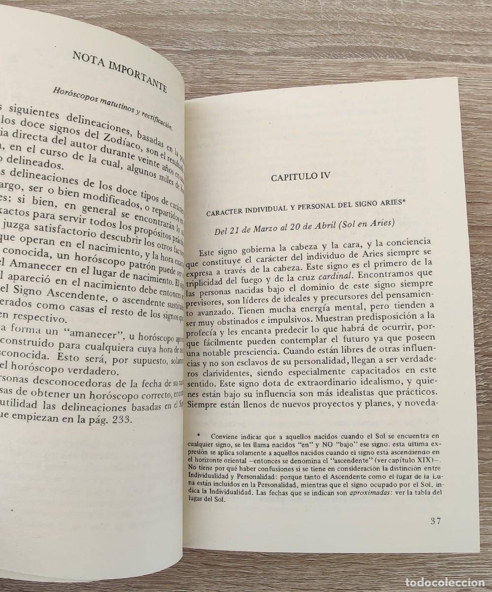 Libros de segunda mano: Libro Los signos de Zodiaco. - Foto 5