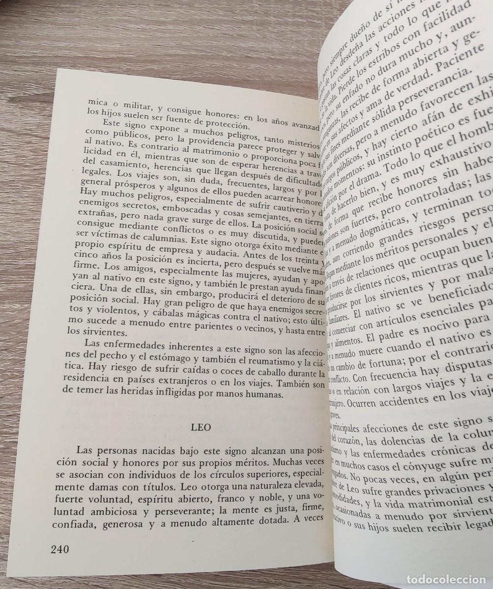 Libros de segunda mano: Libro Los signos de Zodiaco. - Foto 9
