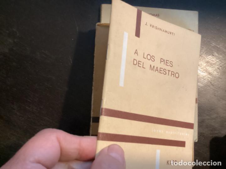 Libros de segunda mano: KRISHNAMURTI : A LOS PIES DEL MAESTRO (KIER, - Foto 2