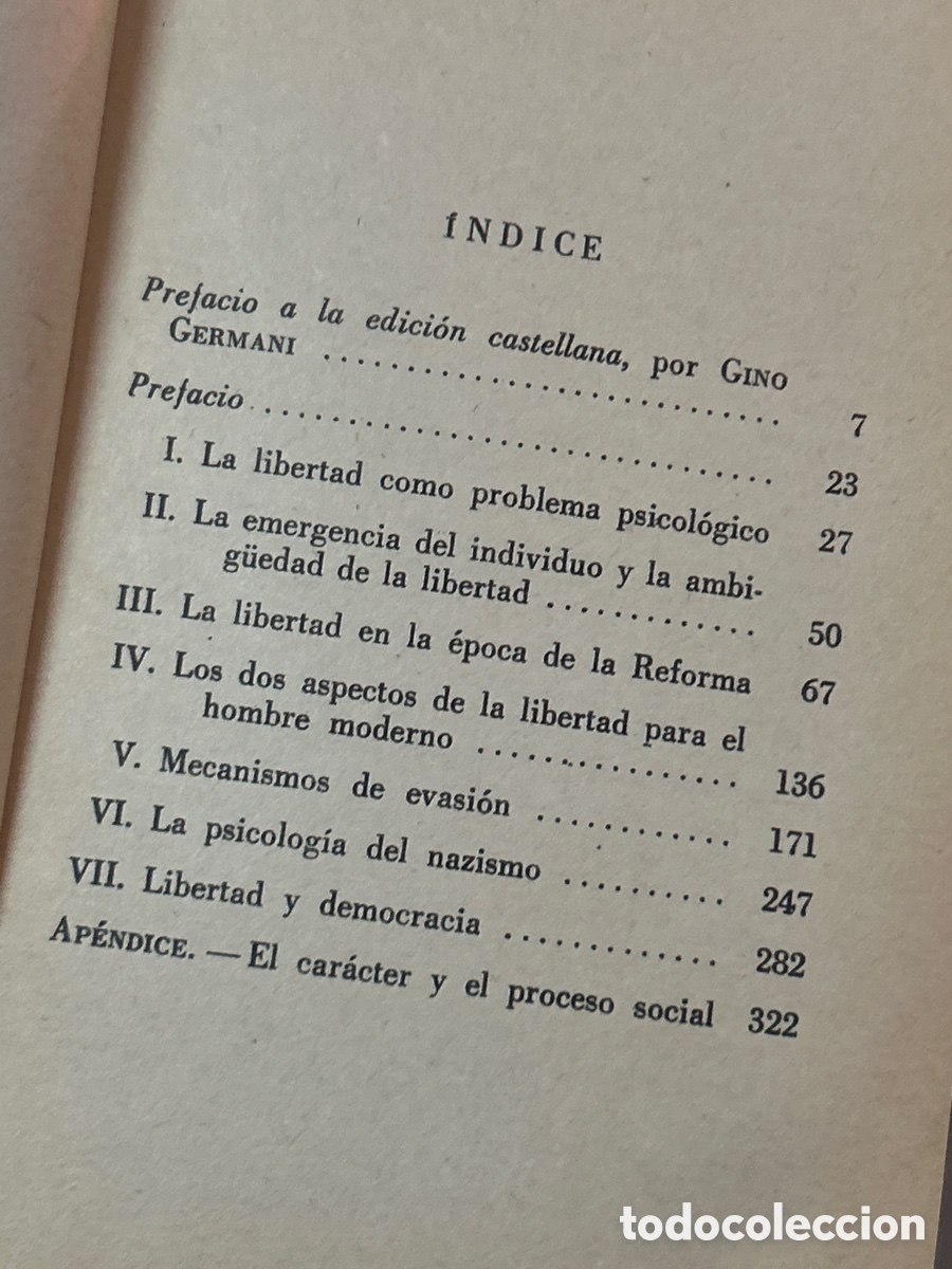 Libros de segunda mano: EL MIEDO A LA LIBERTAD - Foto 2