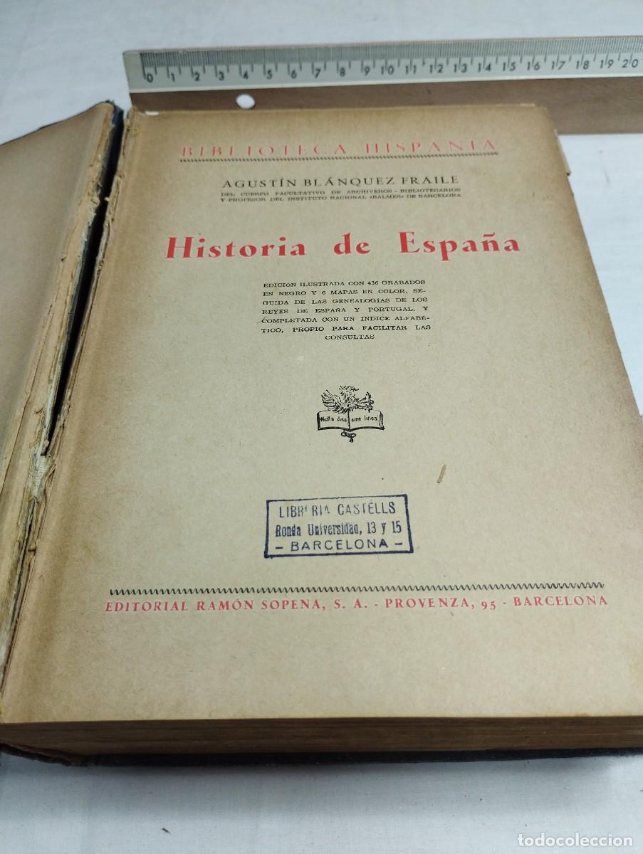 Libros de segunda mano: Historia de Espa&ntilde;a. Editorial Ram&oacute;n Sopena, 1943 - Foto 3