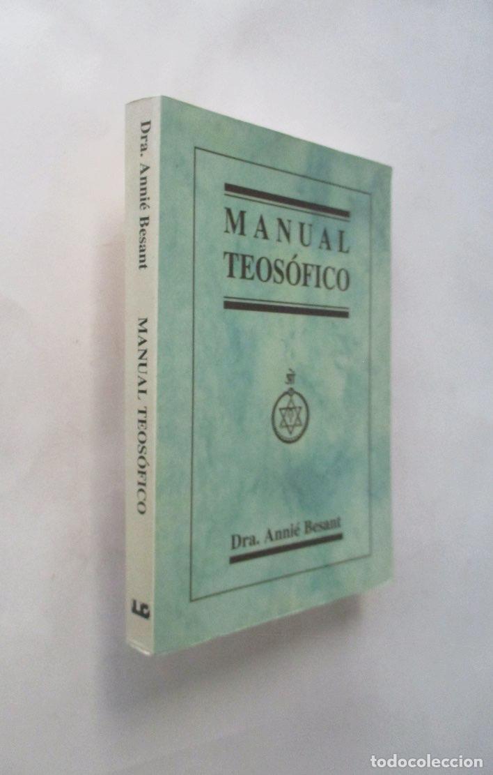Libros de segunda mano: MANUAL TESOFICO - DRA. ANNIE BESANT - Foto 1