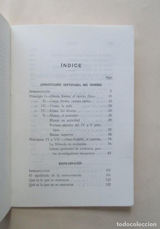 Libros de segunda mano: MANUAL TESOFICO - DRA. ANNIE BESANT - Foto 3
