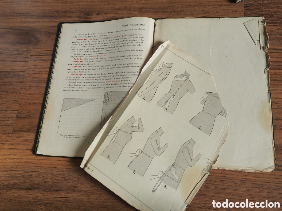 Libros de segunda mano: Lote de 4 libros de Corte sistema Mart&iacute; de p1943/44 - Foto 9