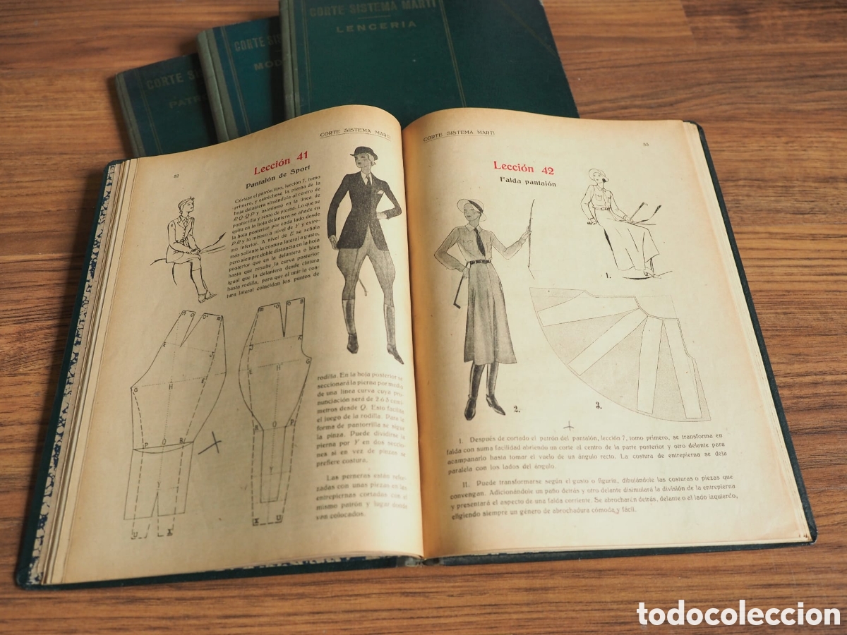 Libros de segunda mano: Lote de 4 libros de Corte sistema Mart&iacute; de p1943/44 - Foto 11