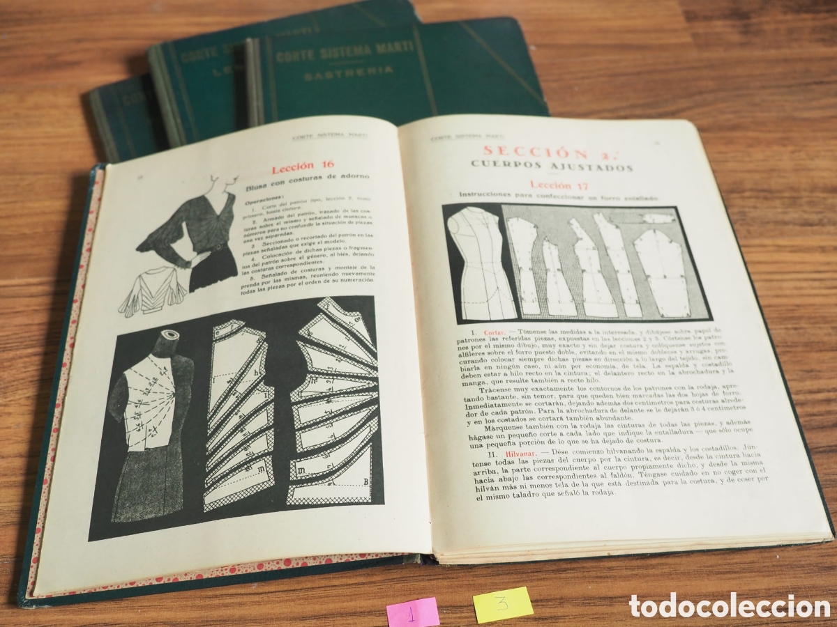 Libros de segunda mano: Lote de 4 libros de Corte sistema Mart&iacute; de p1943/44 - Foto 12