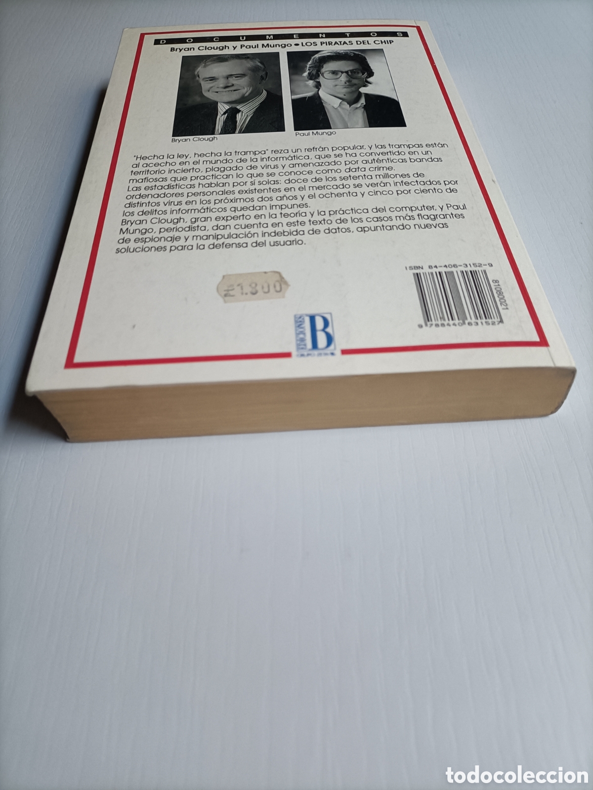 Libros de segunda mano: Los piratas del Chip. La mafia inform&aacute;tica al desnudo. Bryan Glough - Foto 6
