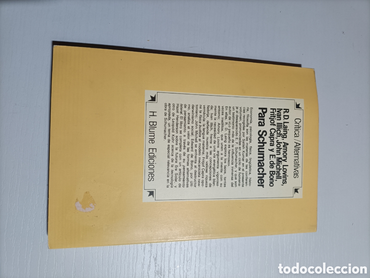 Libros de segunda mano: Para Schumacher R.D.Laing Amor y Lovins - Foto 5