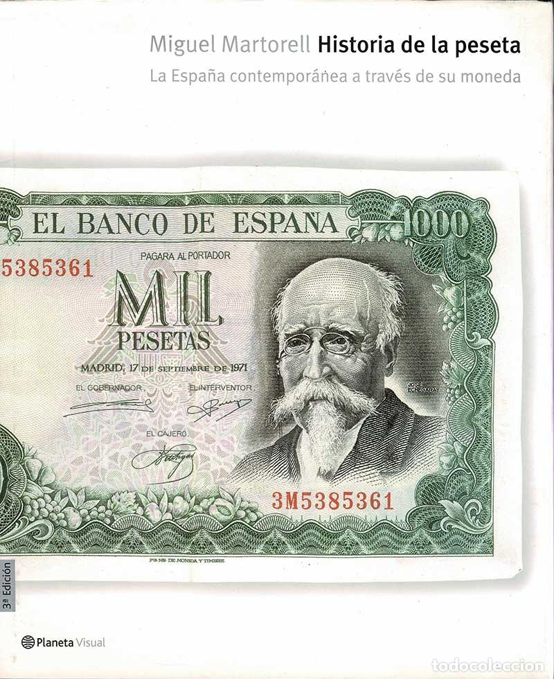 Libros de segunda mano: Historia de la peseta - Miguel Martorell - Foto 1