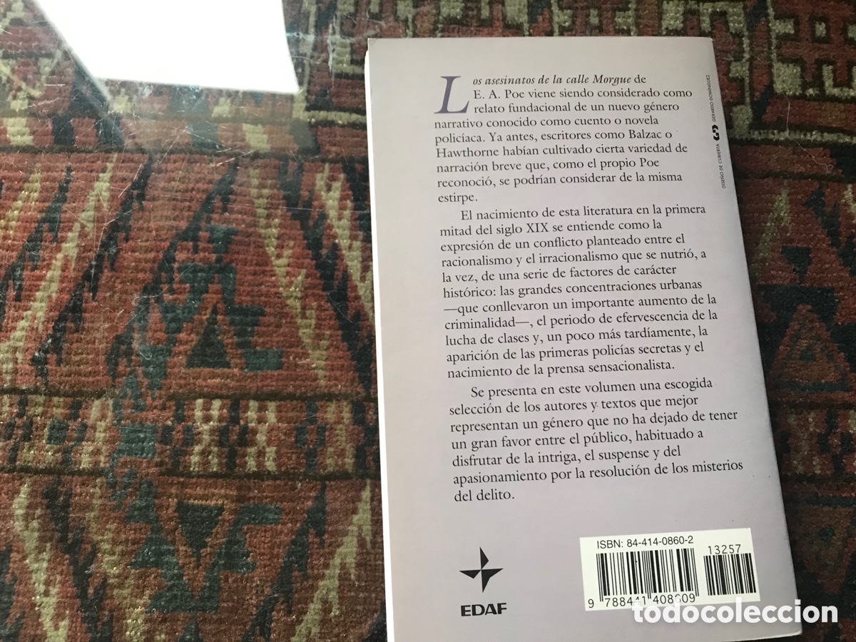 Libros de segunda mano: Cuentos policiacos. Edici&oacute;n de Nieves Algaba. Biblioteca Edaf. Como nuevo - Foto 3