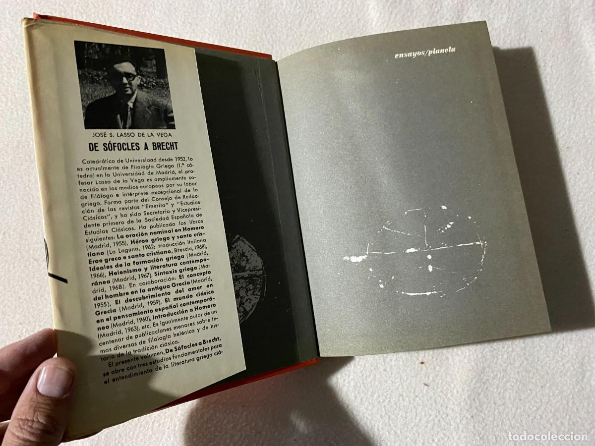 Libros de segunda mano: DE S&Oacute;FOCLES A BRECHT - JOS&Eacute; S. LASSO DE LA VEGA - PLANETA - Foto 4