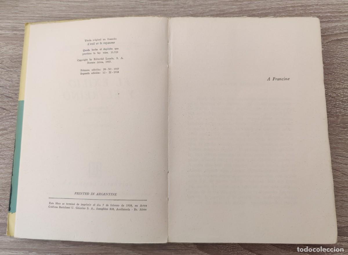 Libros de segunda mano: Libro El Exilio Y EL Reino - Foto 4