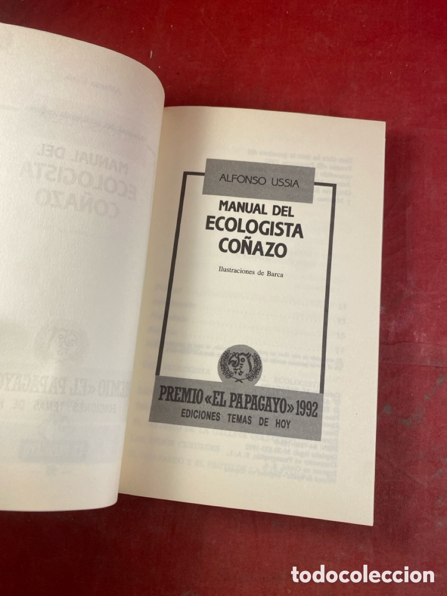 Libros de segunda mano: MANUAL DEL ECOLOGISTA CO&Ntilde;AZO - Foto 2