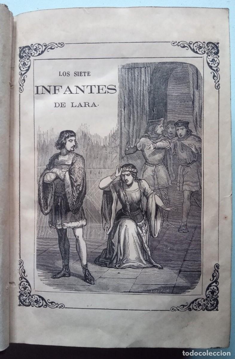 Libros de segunda mano: Fern&aacute;ndez y Gonz&aacute;lez, Manuel - Los Siete Infantes de Lara - (1862) - Foto 3