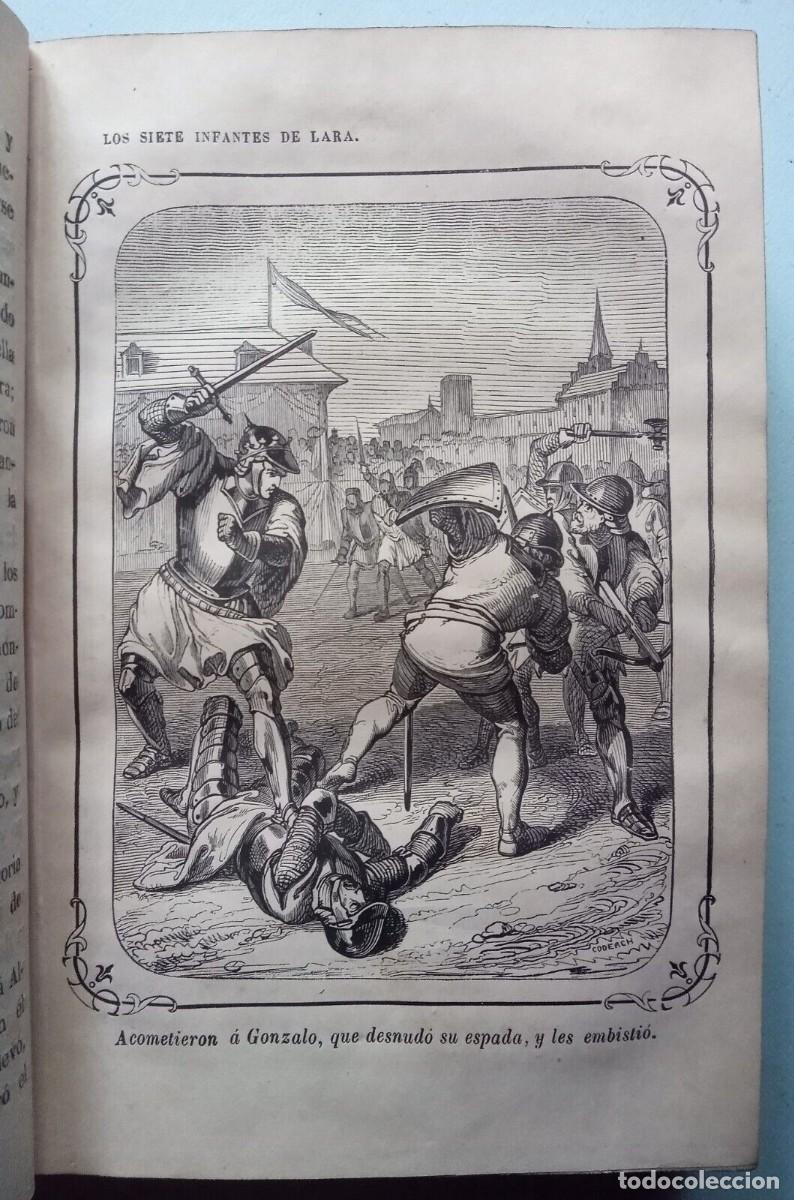 Libros de segunda mano: Fern&aacute;ndez y Gonz&aacute;lez, Manuel - Los Siete Infantes de Lara - (1862) - Foto 4
