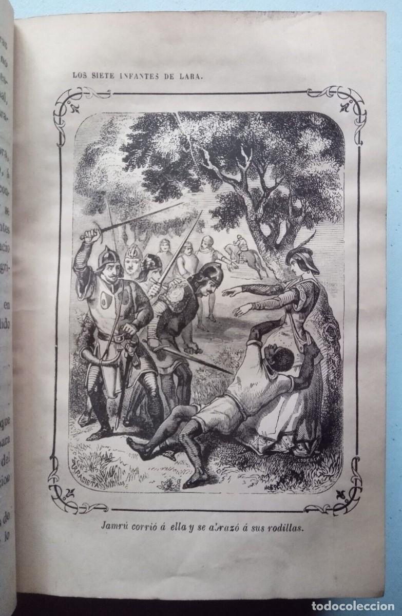 Libros de segunda mano: Fern&aacute;ndez y Gonz&aacute;lez, Manuel - Los Siete Infantes de Lara - (1862) - Foto 5