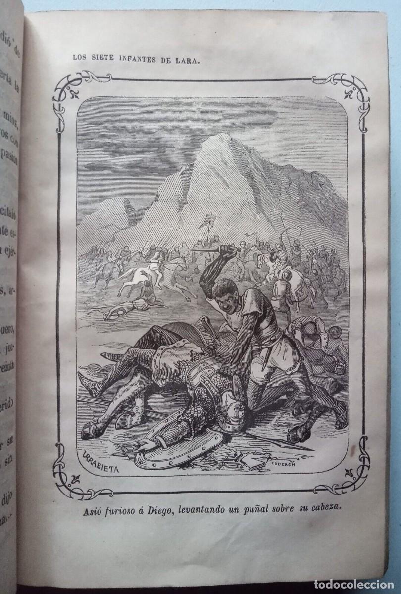 Libros de segunda mano: Fern&aacute;ndez y Gonz&aacute;lez, Manuel - Los Siete Infantes de Lara - (1862) - Foto 8