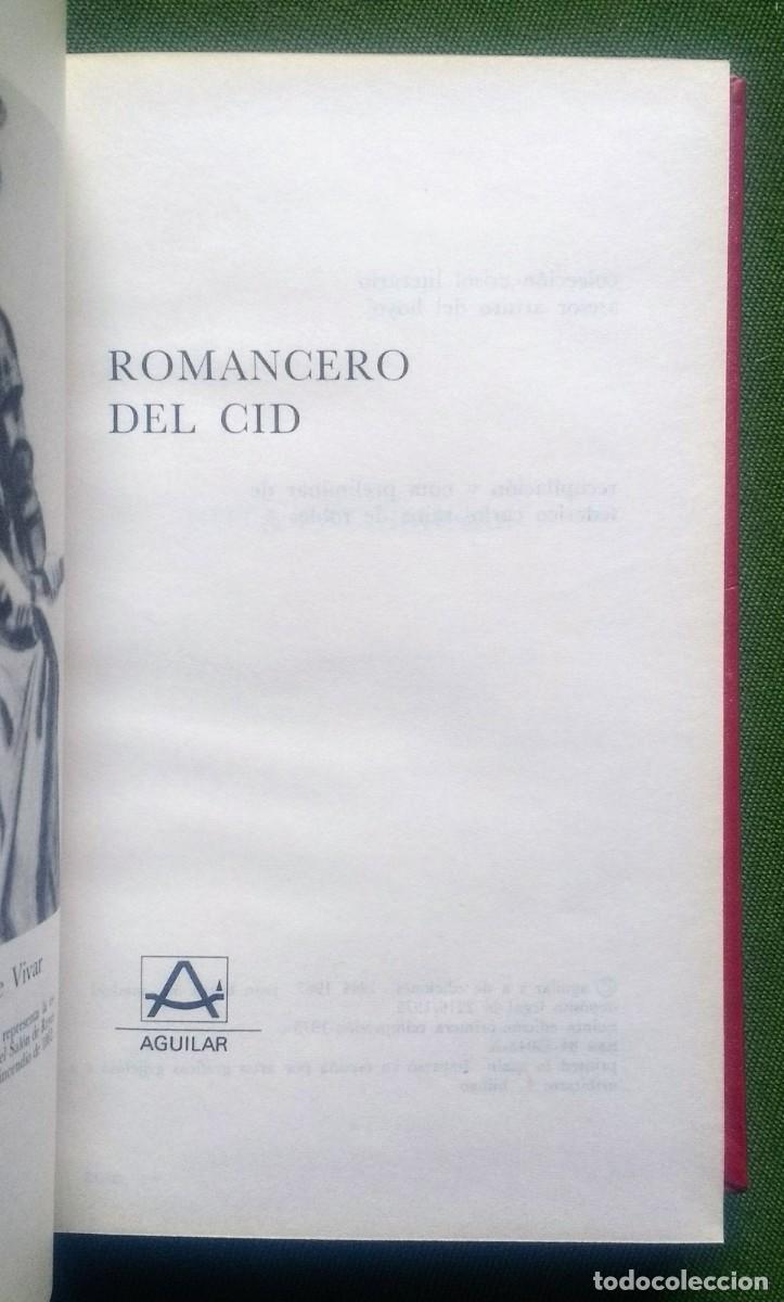 Libros de segunda mano: ROMANCERO DEL CID - AGUILAR - 1975. - Foto 2