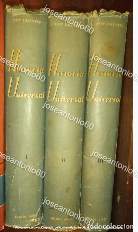 Libros de segunda mano: Historia Universal. Publicado en 1950 - Veit Valentin - Foto 1