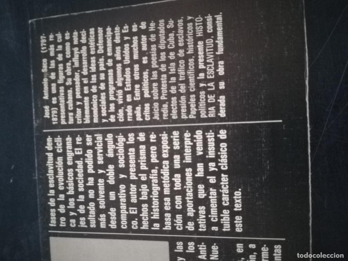Libros de segunda mano: HISTORIA DE LA ESCLAVITUD / JOSE ANTONIO SACO / CON 655 - Foto 4