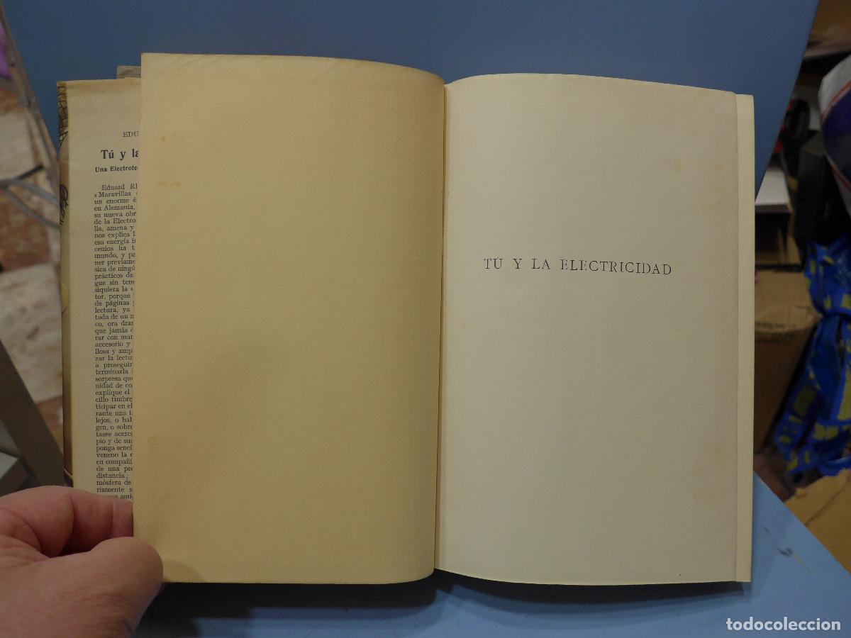 Libros de segunda mano: TU Y LA ELECTRICIDAD - EDUARD RHEIN - LABOR - Foto 5