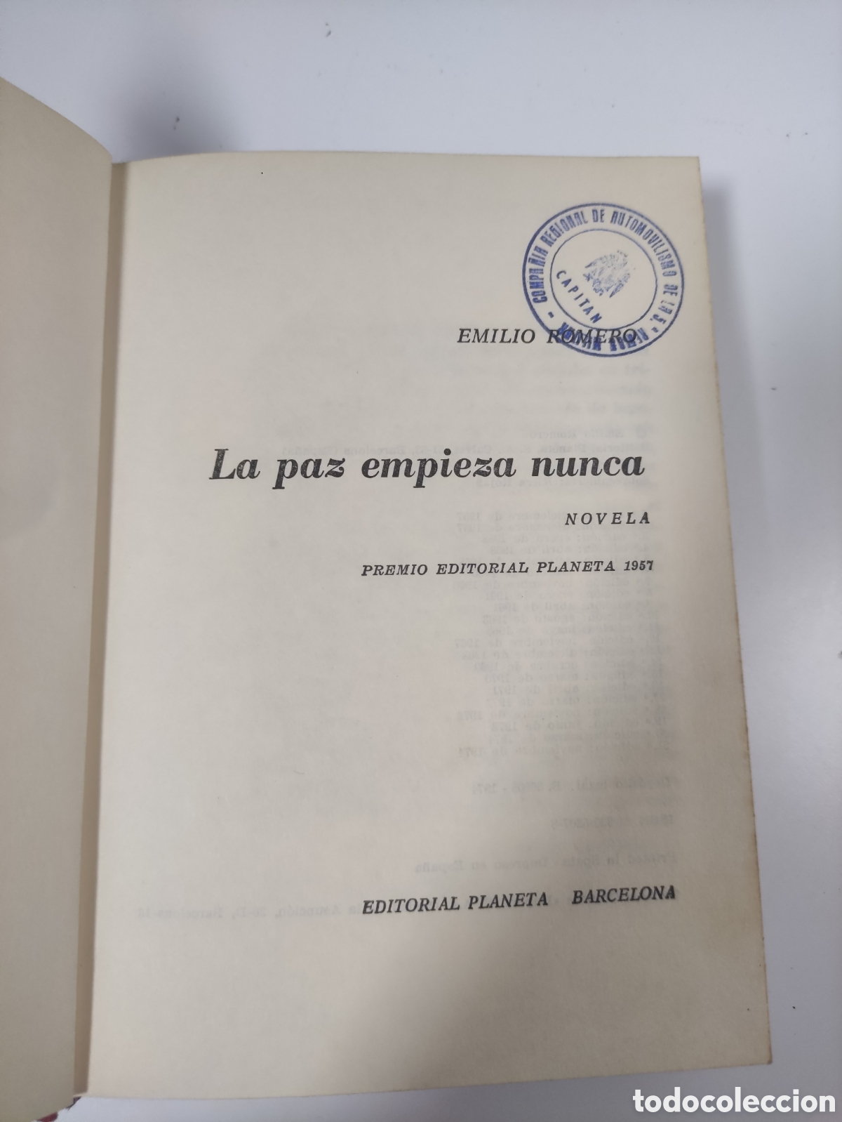Libros de segunda mano: La paz empieza nunca.emiluo romero - Foto 3