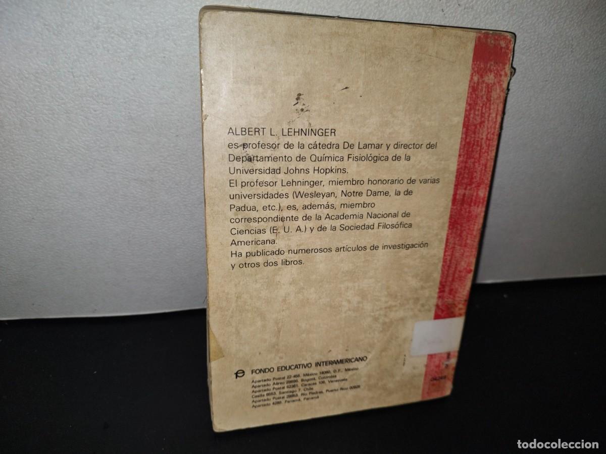 Libros de segunda mano: 90- BIOENERG&Eacute;TICA - ALBERT L. LEHNINGER - Foto 4
