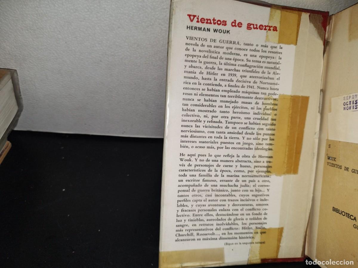 Libros de segunda mano: 90- VIENTOS DE GUERRA - HERMAN WOUK - PRIMERA EDICI&Oacute;N 1972 - Foto 4