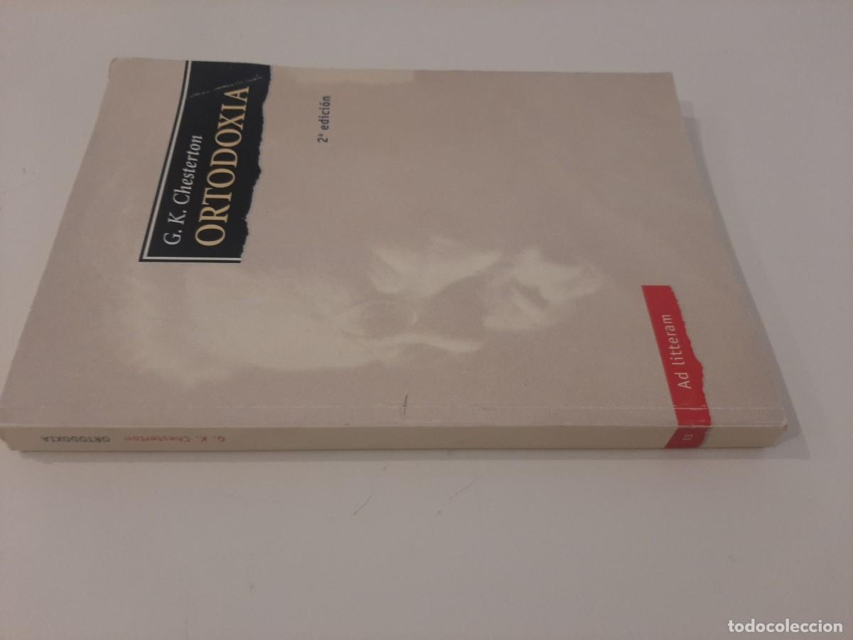 Libros de segunda mano: ORTODOXIA. G. K. CHESTERTON. EDITORIAL ALTA FULLA. 2000 - Foto 3