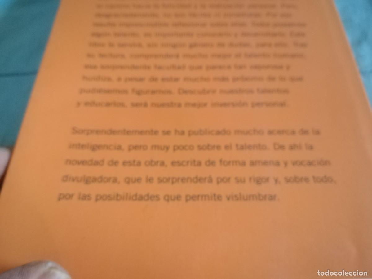 Libros de segunda mano: EL TALENTO / MANUEL PIMENTEL / CONS 685 / ARIEL - Foto 4