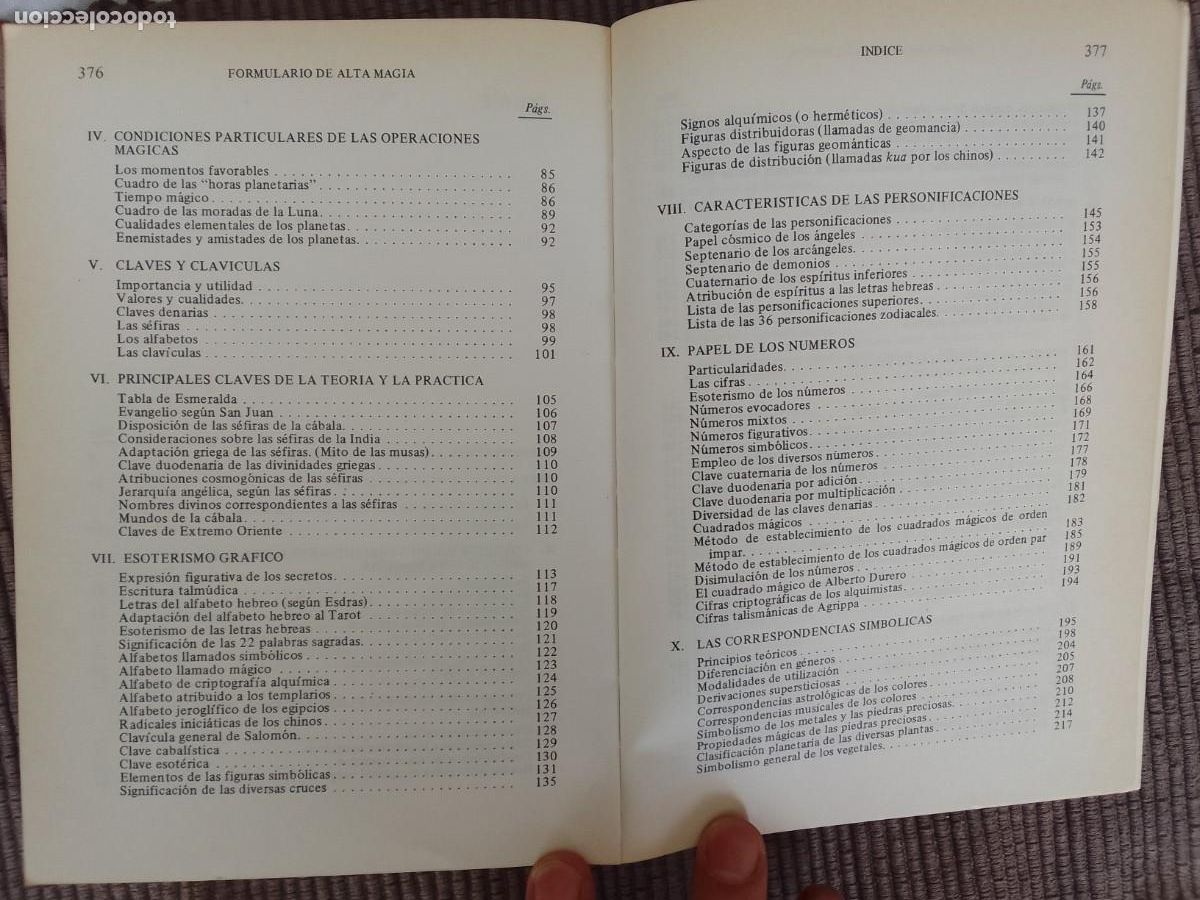Libros de segunda mano: FORMULARIO DE ALTA MAGIA. P.V. PIOBB. EDAF 1980. - Foto 5