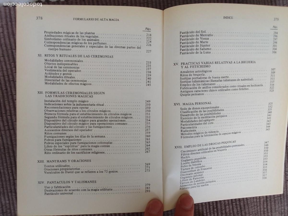 Libros de segunda mano: FORMULARIO DE ALTA MAGIA. P.V. PIOBB. EDAF 1980. - Foto 6