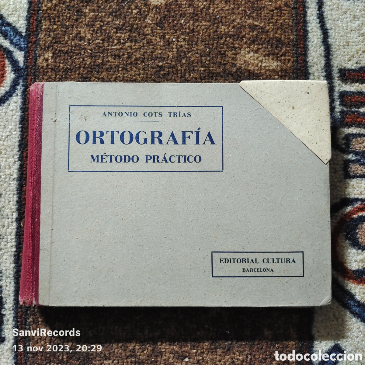Libros de segunda mano: ORTOGRAF&Iacute;A, M&Eacute;TODO PR&Aacute;CTICO (ANTONIO COTS Y TR&Iacute;AS) (1942) - Foto 1