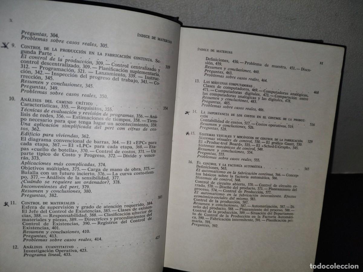 Libros de segunda mano: 80- CONTROL DE PRODUCCI&Oacute;N - WILLIAM VORIS, PH. D. - Foto 8
