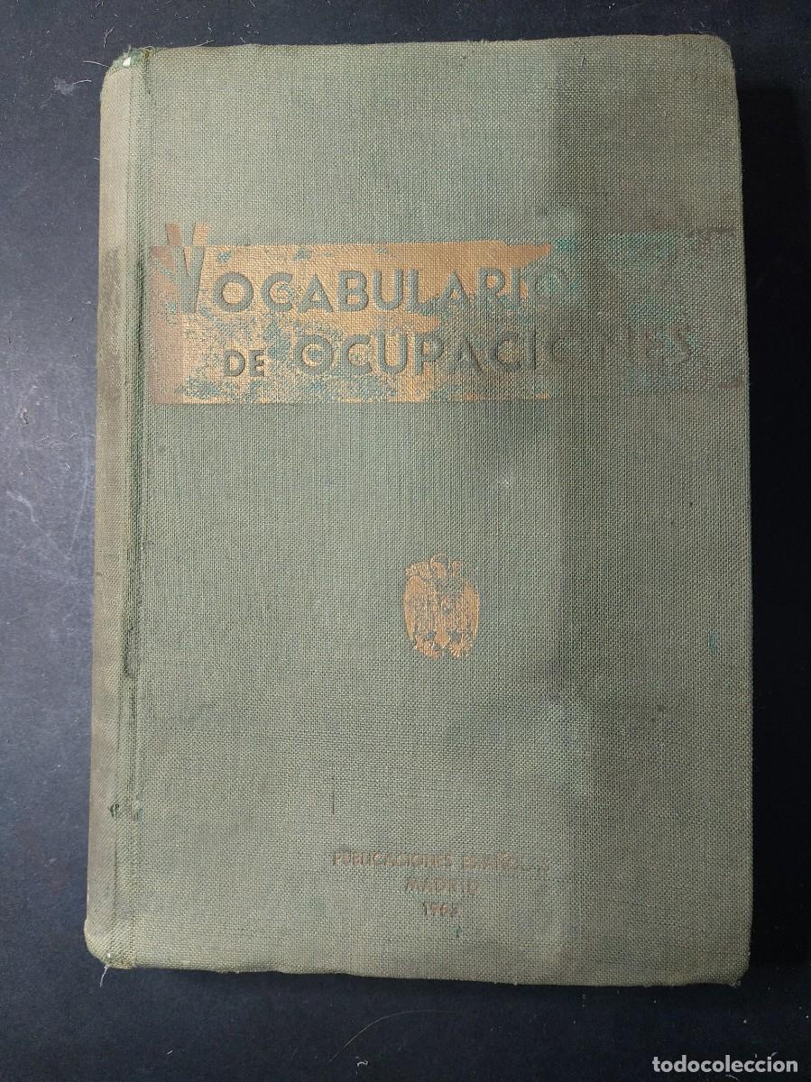 Gebrauchte B&uuml;cher: Vocabulario de ocupaciones- ministerio de trabajo - 1963