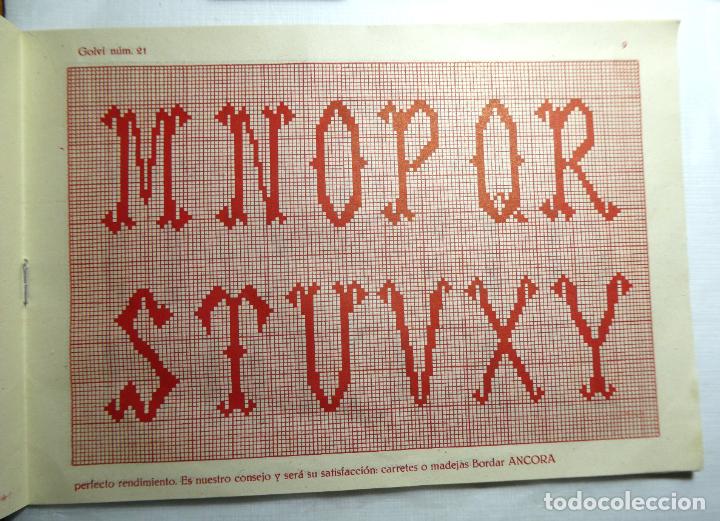 Libros de segunda mano: LETRAS PUNTO DE CRUZ-GOLVI N&ordm; 21 - Foto 3