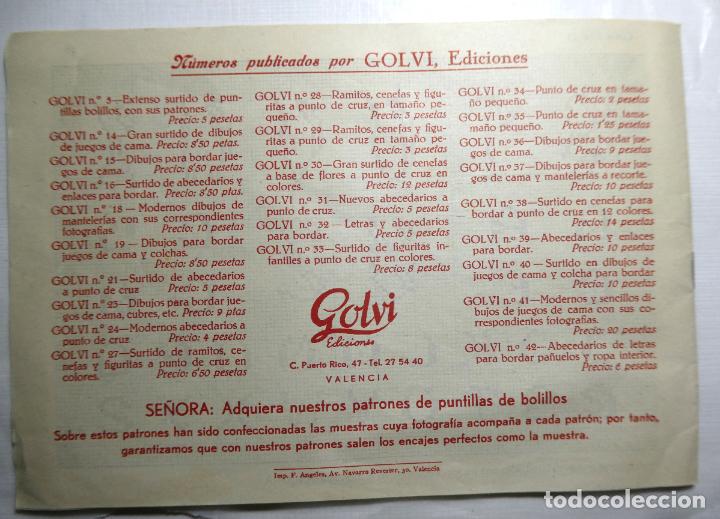 Libros de segunda mano: LETRAS PUNTO DE CRUZ-GOLVI N&ordm; 21 - Foto 4