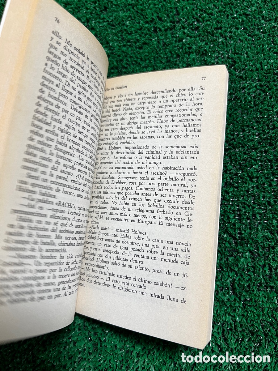 Libros de segunda mano: Estudio en Escarlata - Arthur Conan Doyle - Foto 7