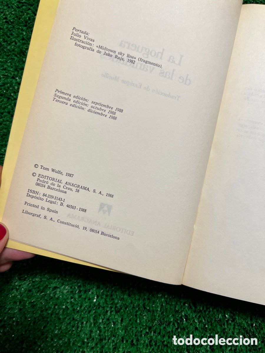 Libros de segunda mano: La hoguera de las vanidades - Tom Wolfe - Foto 5